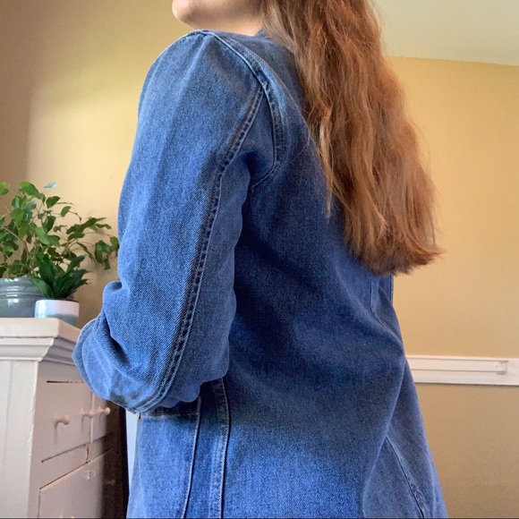 SOLD Aritzia Wilfred Free Denim Forum Button Up Shirt - Picture 3 of 5